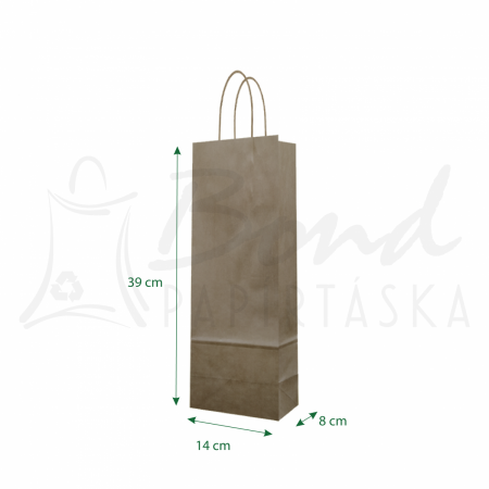 14x39x8 cm barna sodrottfles paprtska